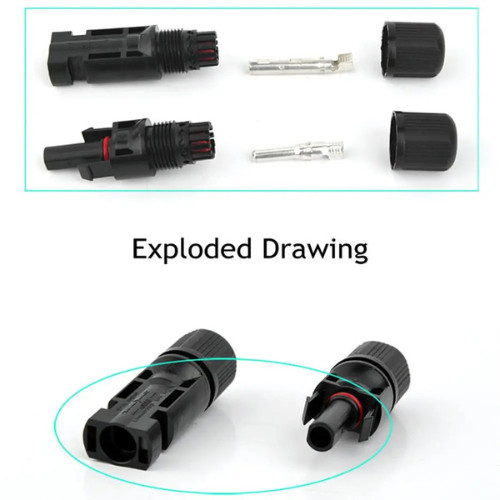 10 Set Male Female Wire Cable Connector Set Solar Panel Waterproof Connector