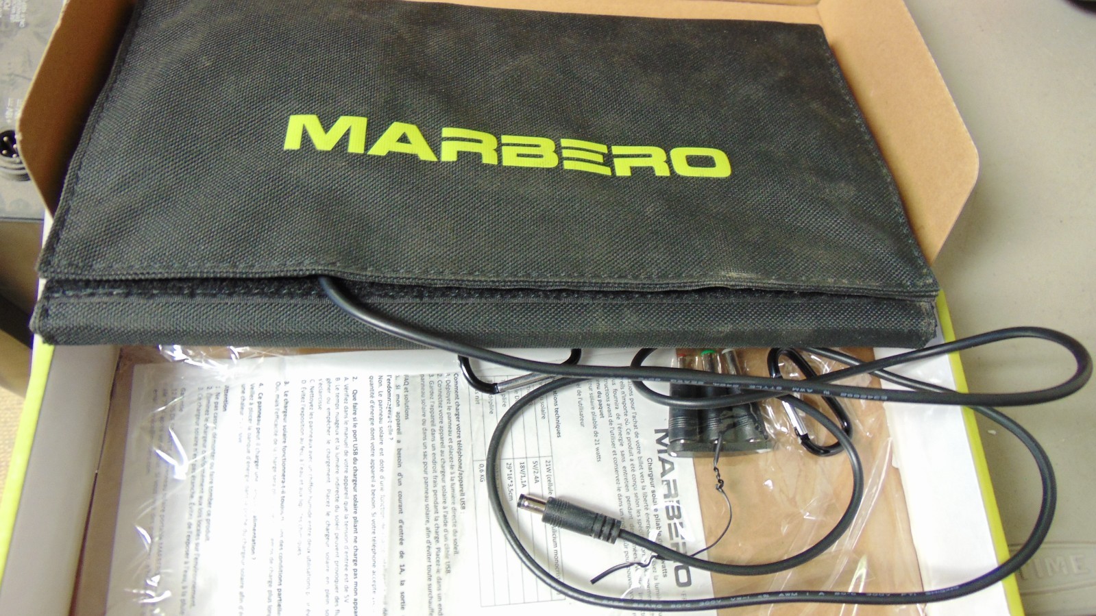 MARBERO 21W 3 Foldable Waterproof Solar Panels – FREE SHIPPING