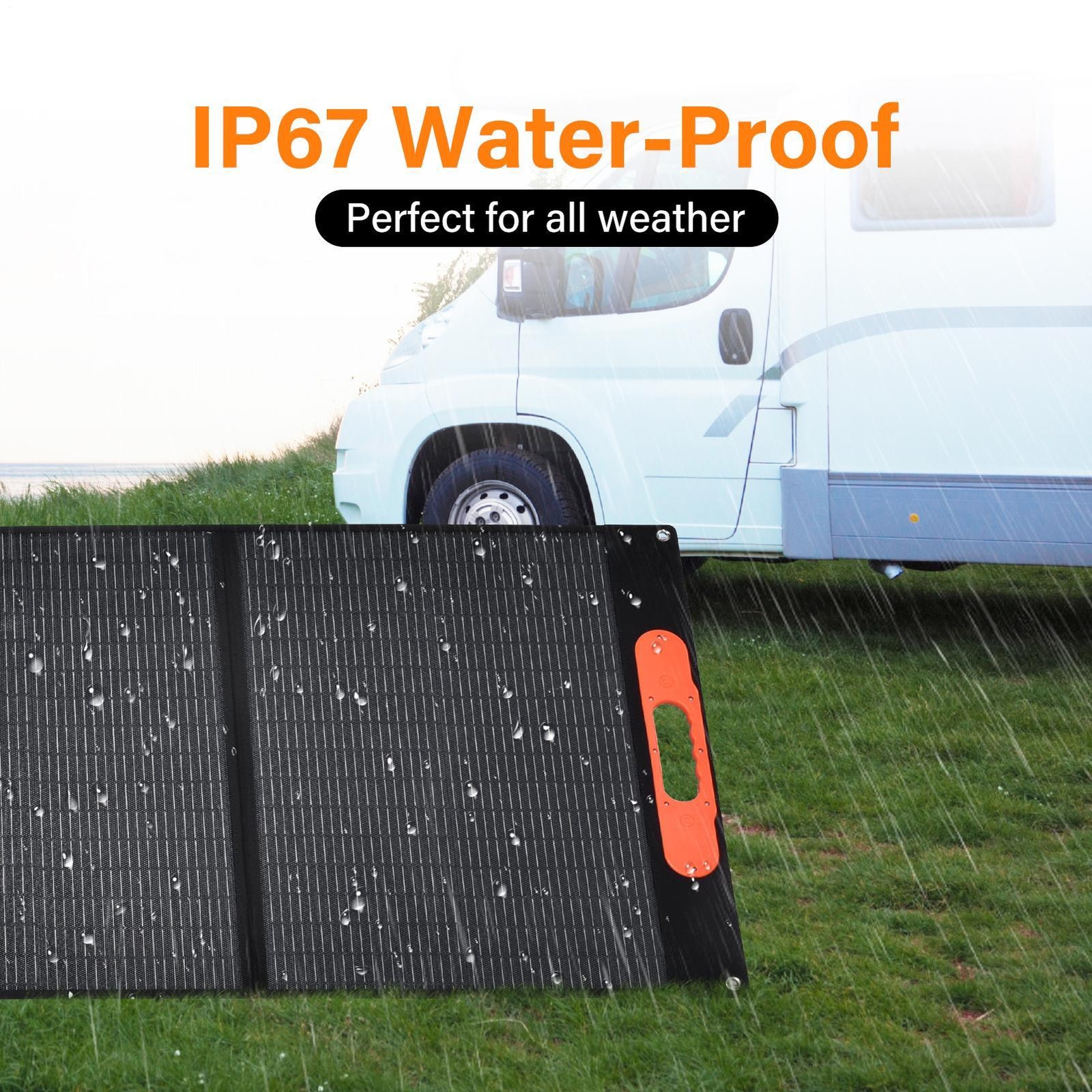 200W Portable Folding Solar Panel Charger Power Station for Home RV Camping