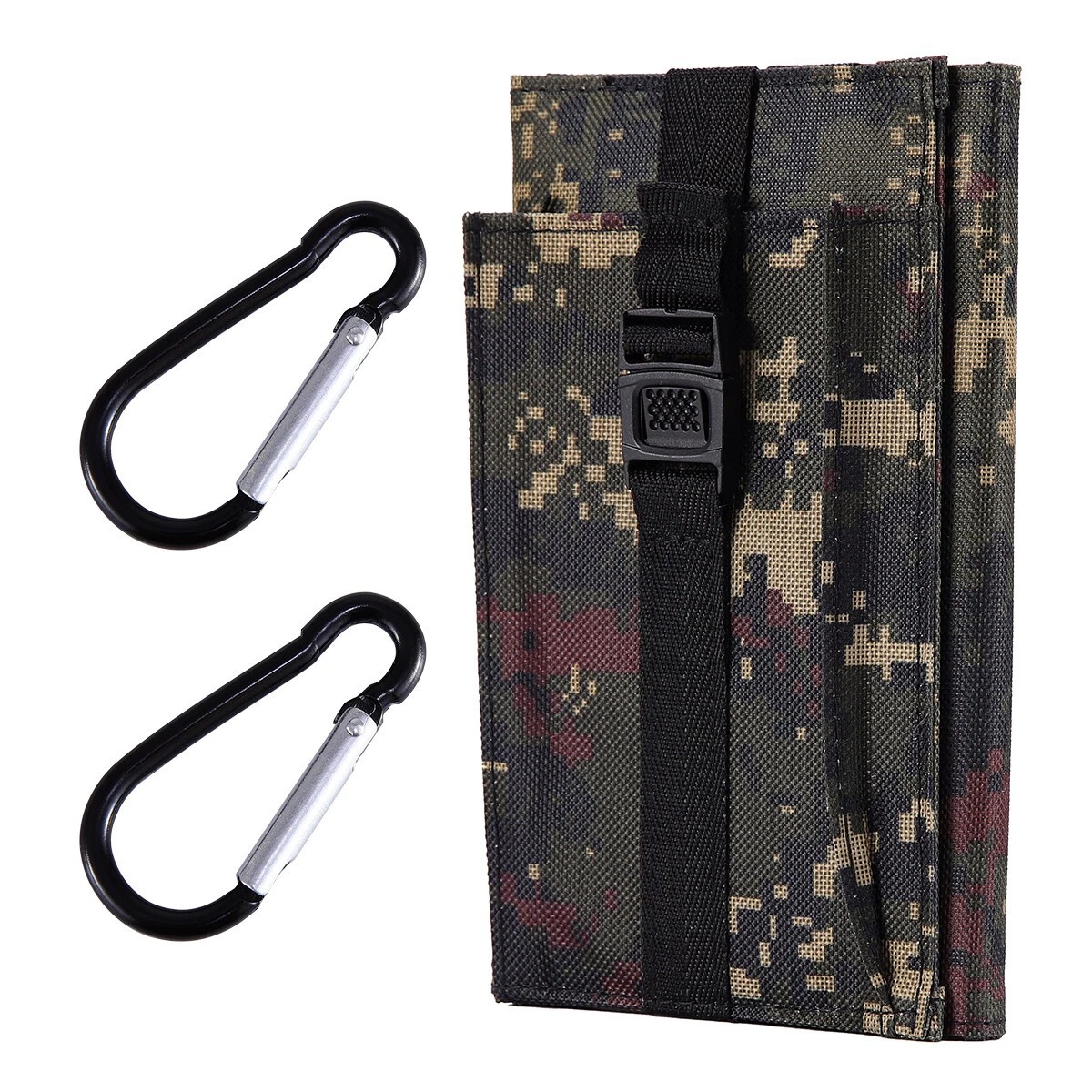 Portable USB Solar Panel Folding Power Bank Outdoor Camping Hiking Phone Charger