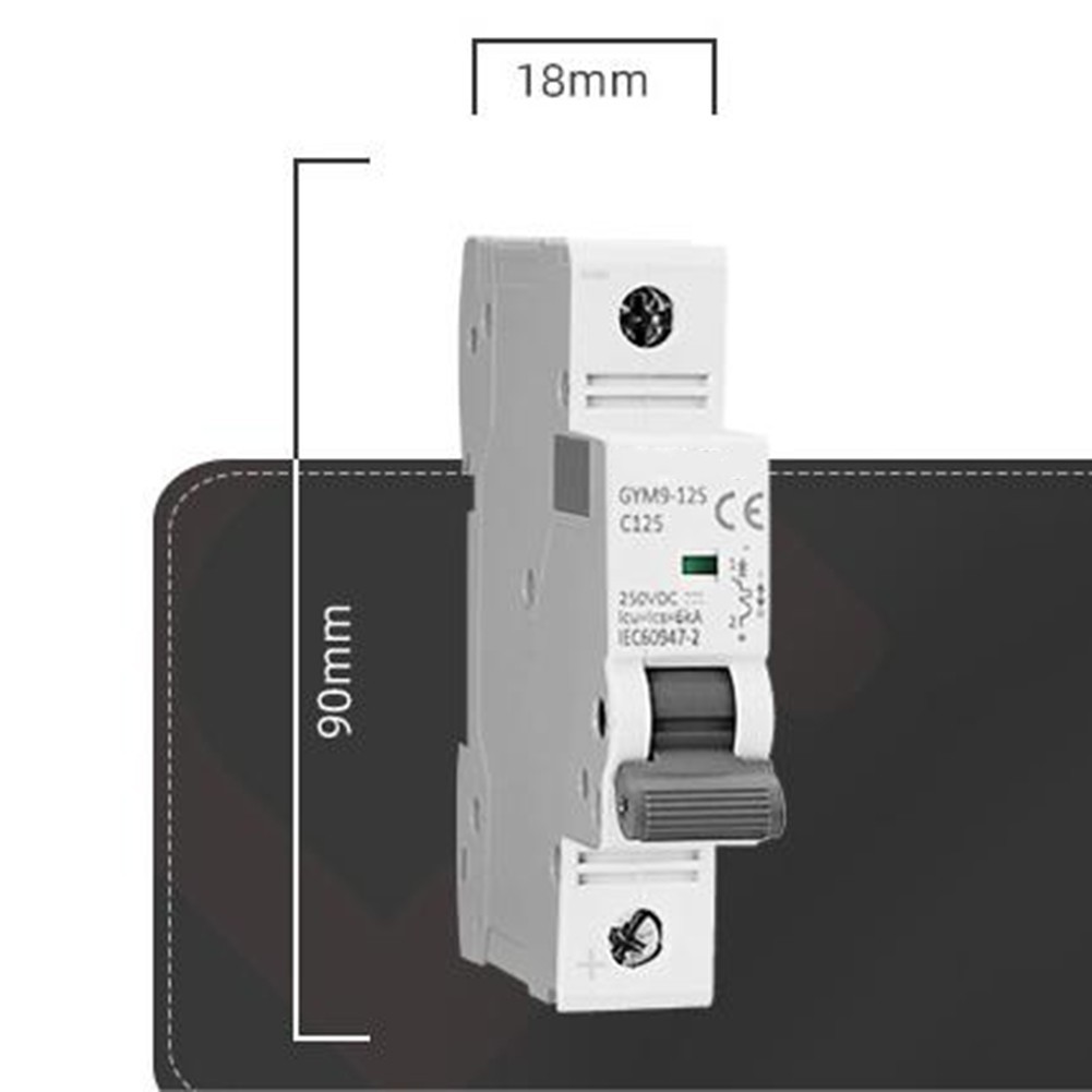 Flame Retardant ABS 1P DC Circuit Breaker with Short Circuit Protection