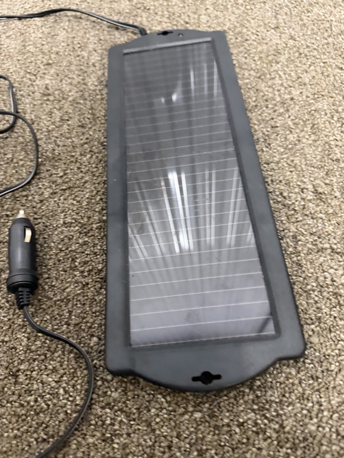 THUNDERBOLT MAGNUM SOLAR 1.5 WATT 12V SOLAR BATTERY CHARGER Untested SKU:P
