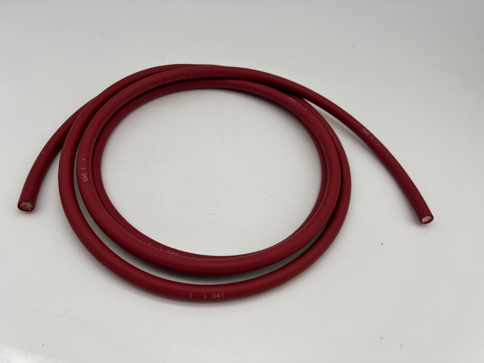 Black / Red 4 gauge AWG industrial flexible welding / battery cable