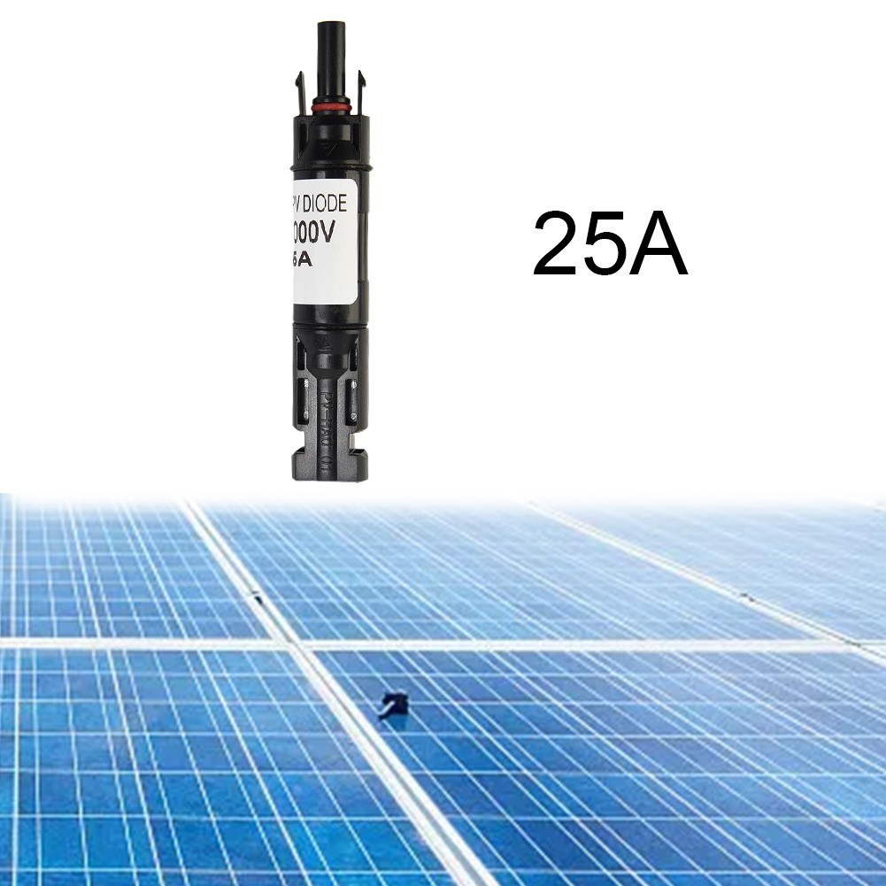 Solar Panel Fuse Holder And Fuse 25A Waterproof Inline PV Fuse Holder 1000VDC