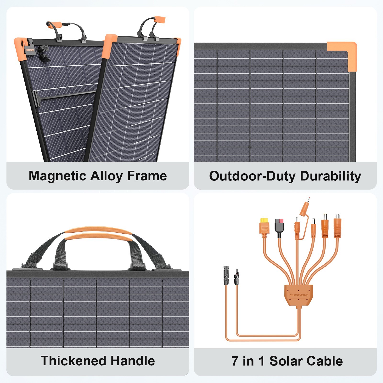 400W Solar Panel Bifacial IP68 Waterproof for EcoFlow DELTA Pro 3 Power Station