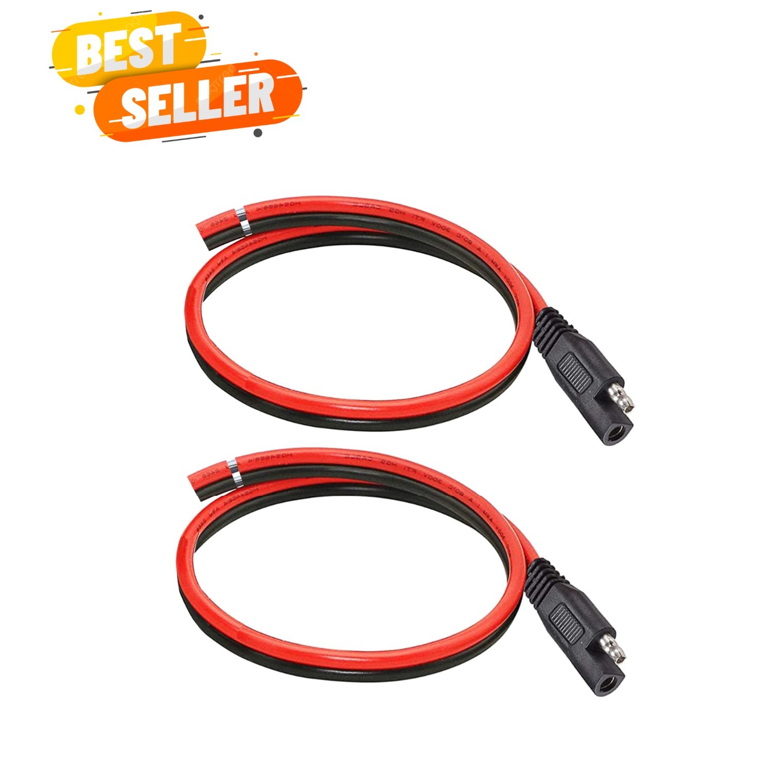 10AWG SAE Connector, Solar Panel Extension Cable with 1FT Quick Connector for…
