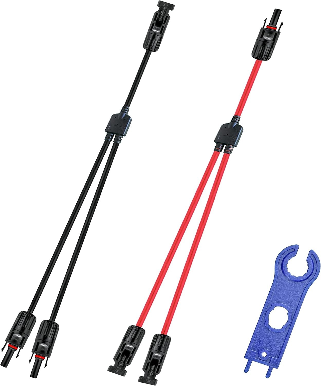10AWG Y Solar Connector 1 Male to 2 Female Cable – Reliable & Waterproof