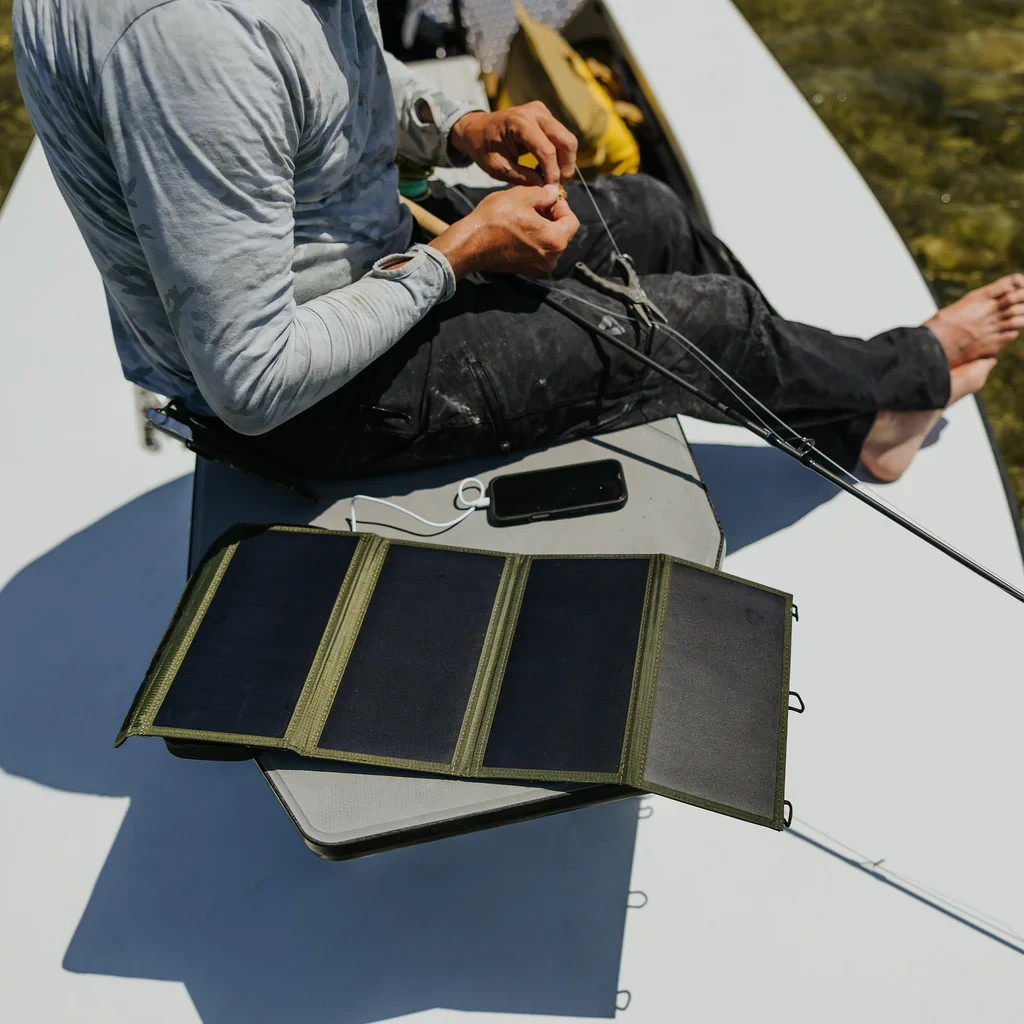 4 Panel Solar Charger -Reliable 4-panel solar charger built for camping,hiking.