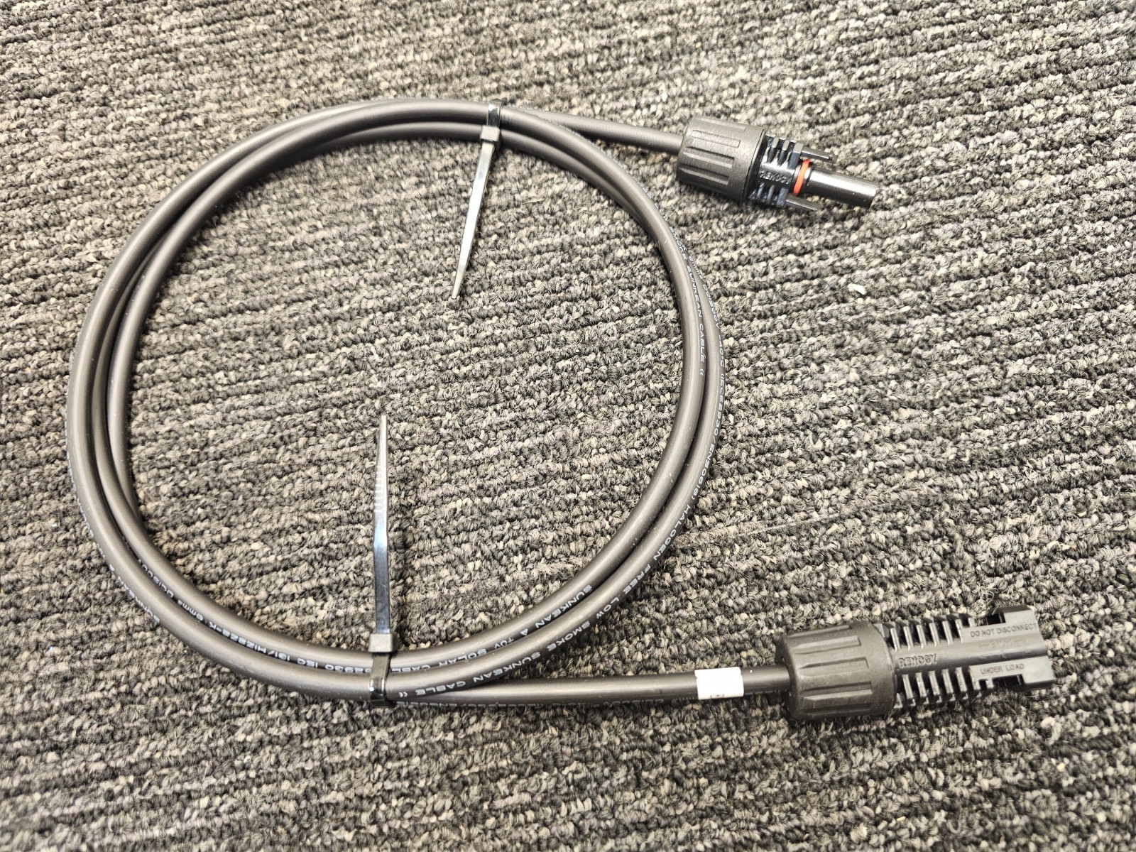 (QTY 3) Renogy RNG-EXTCB-5FT-10-G1-US 5Ft 10AWG Solar Extension Cable Connector
