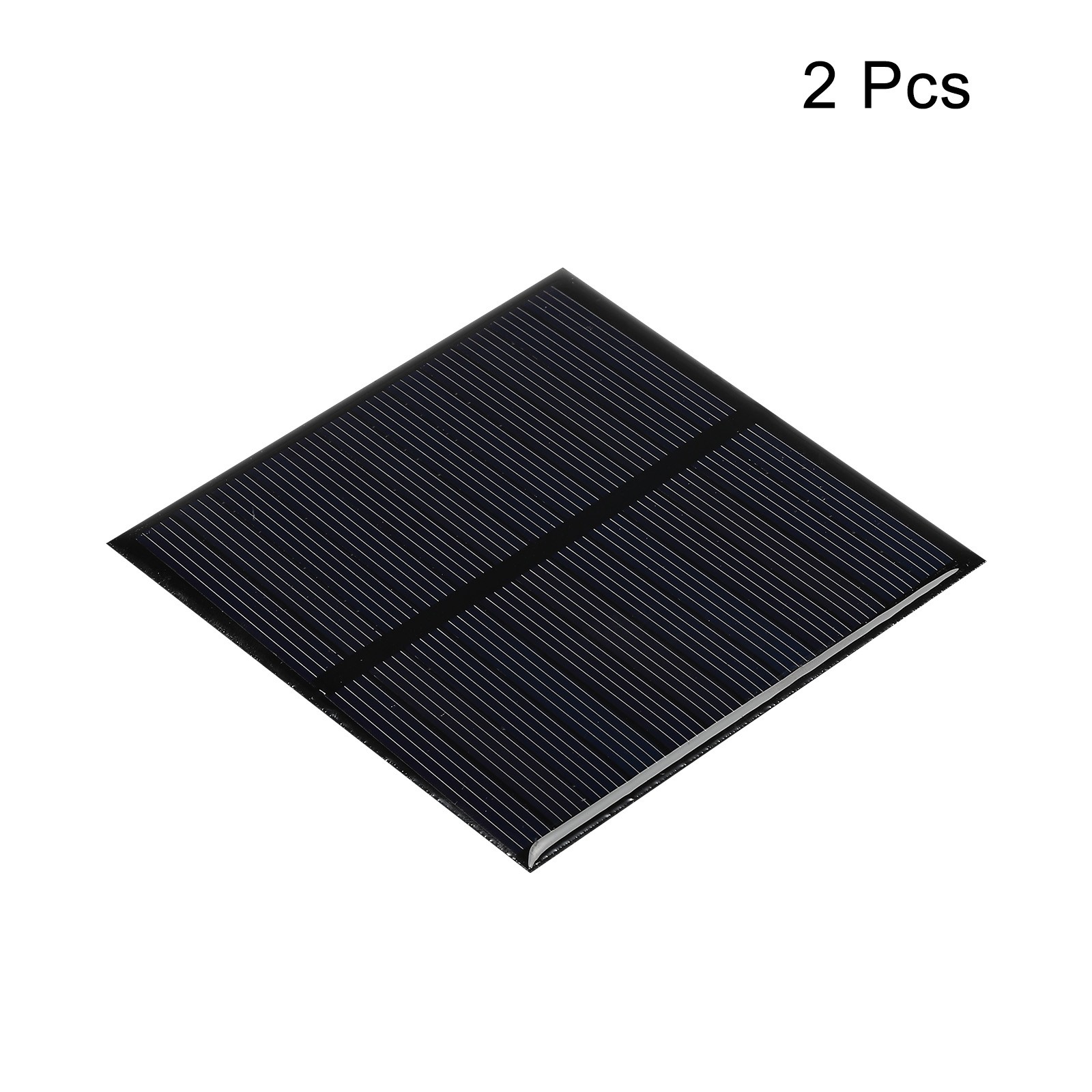 2Pcs Mini Solar Panel Cell 6V 150mA 0.75W 80mm x 80mm for DIY Project