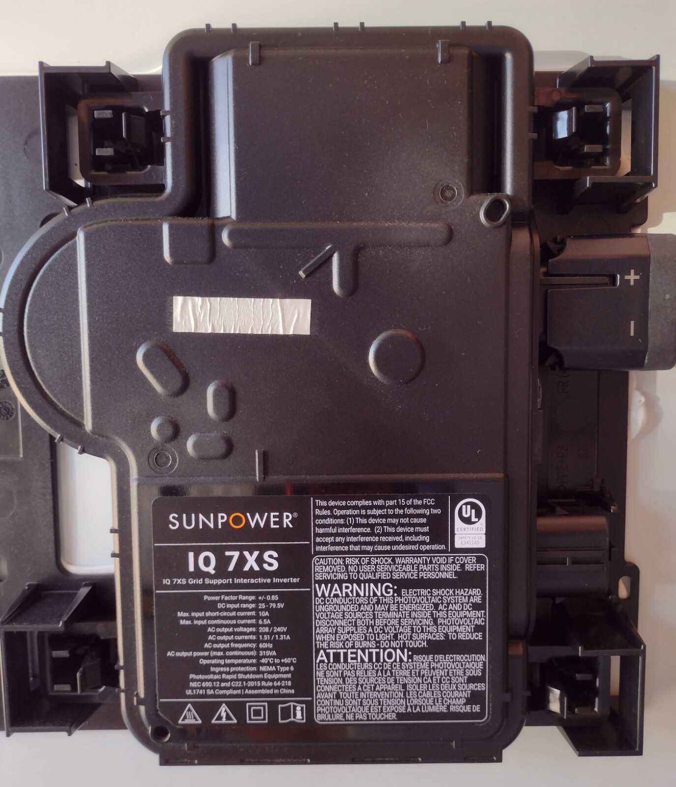 Solar Panels SunPower w/ Enphase IQ 7XS Micro Inverter SPR-X21-350-BLK-E-AC, AZ