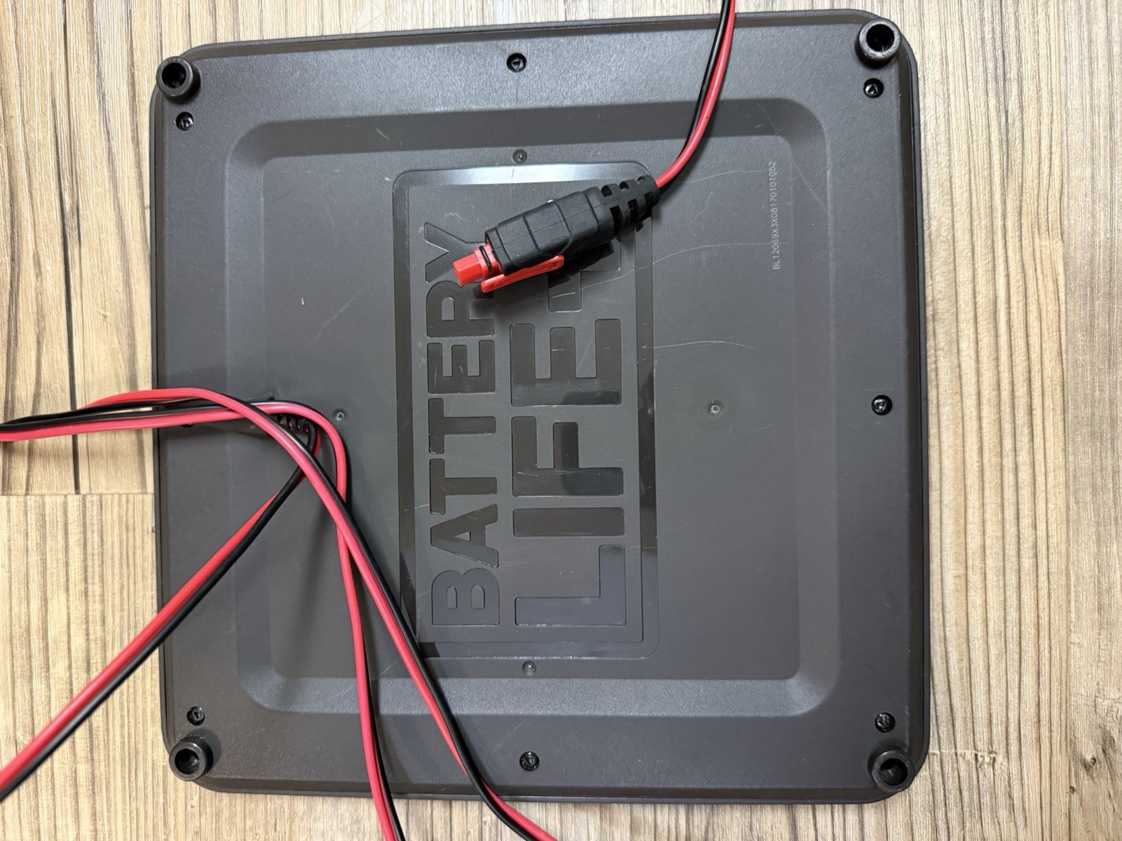 Battery Life+ Solar 2 Black Solar Panel w/ Wiring Lead and Connector