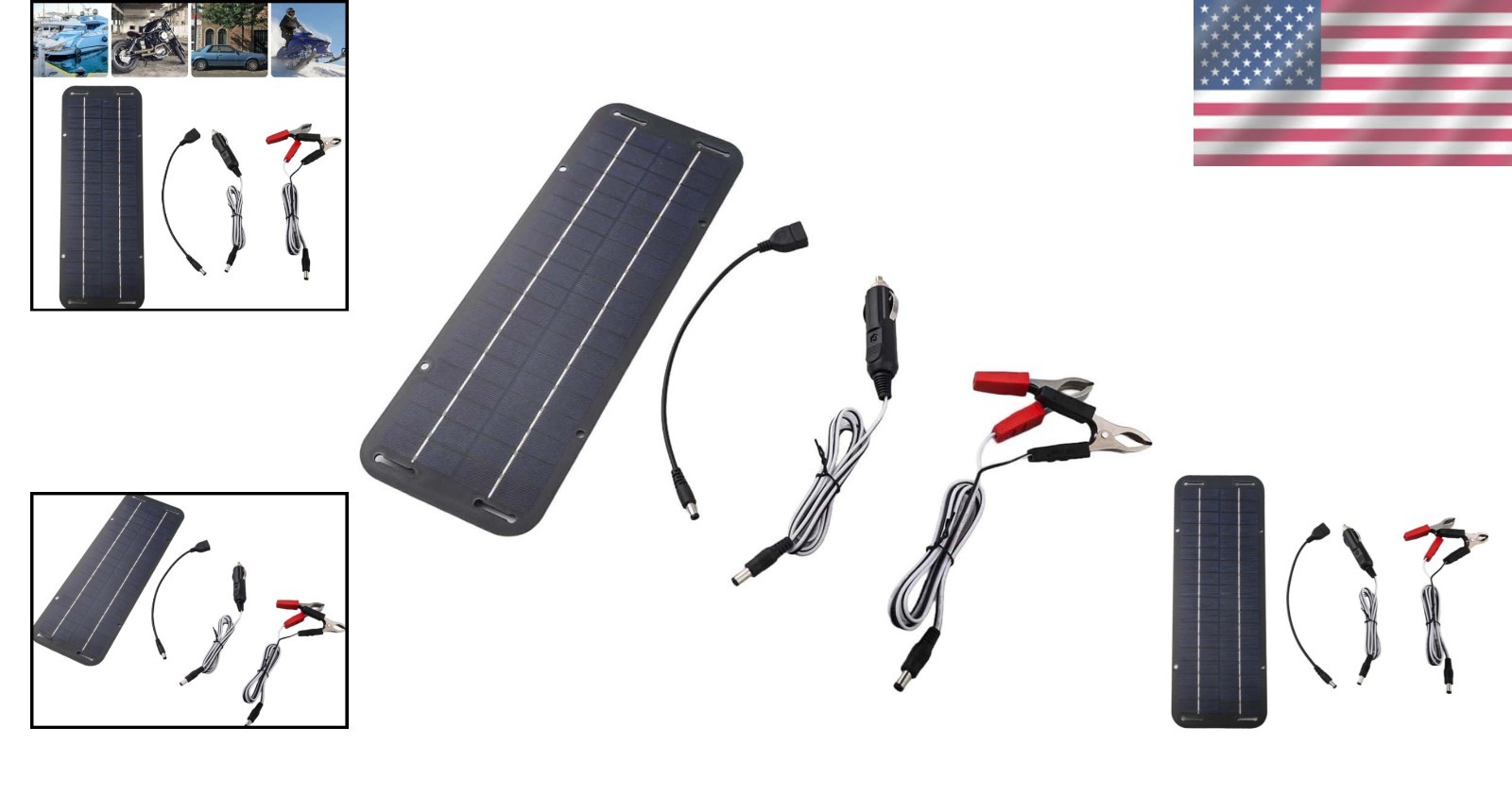 Durable 12V Solar Charger with Safety Features – Perfect for Outdoor Adventures