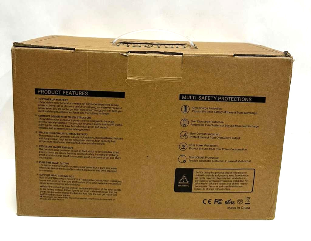 FF Flashfish 144.3Wh with Solar Panel 150W, Solar Generator