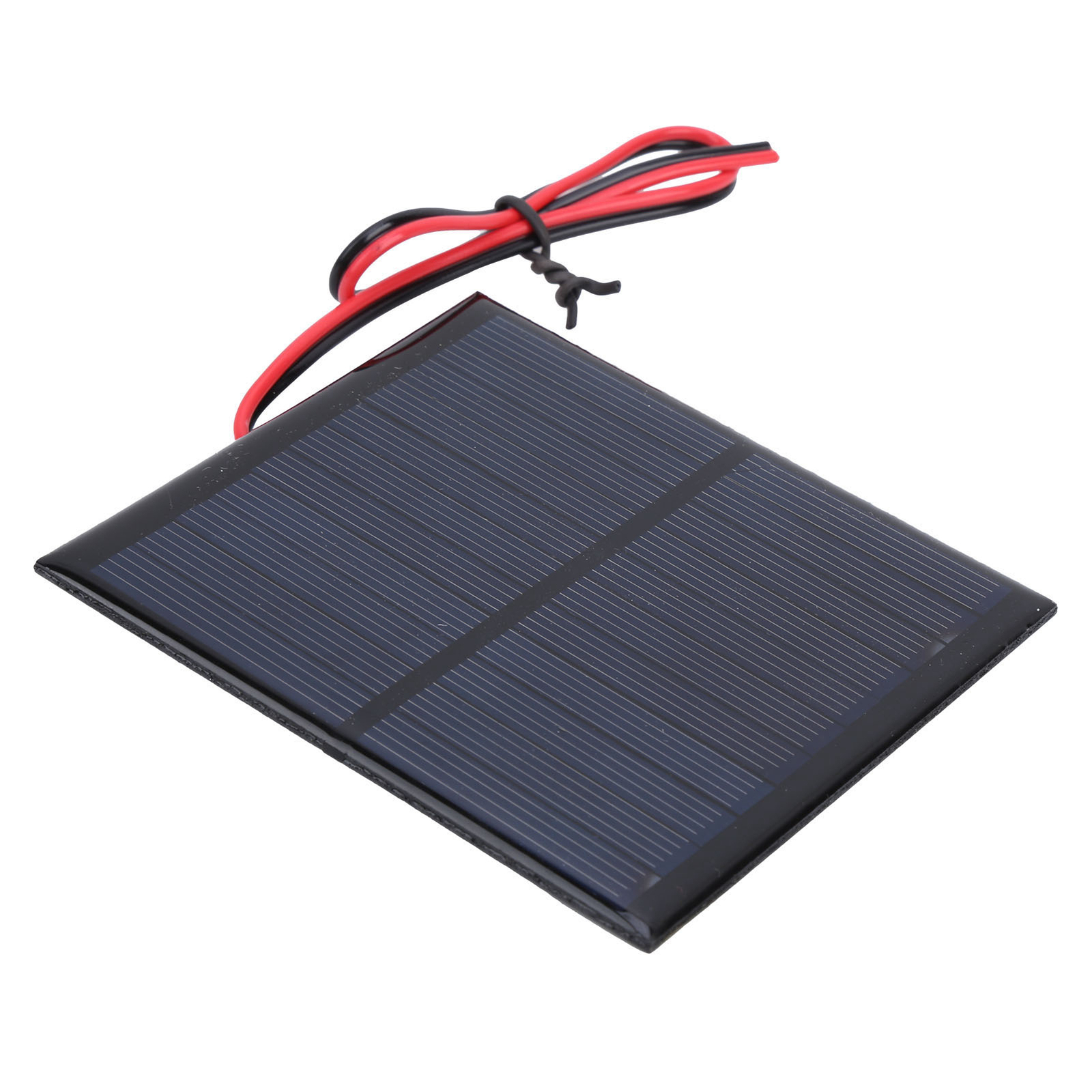 5Pcs Small Solar Panel Epoxy Power Board Module 30CM Red And Black Wire DC5.5V