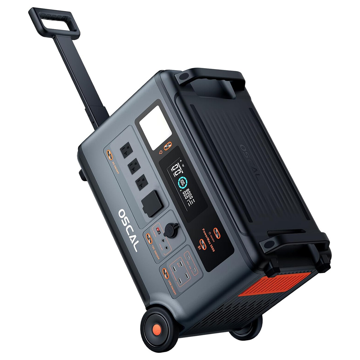 Blackview Oscal 3000W 3600Wh Portable Power Station Home Backup LiFePO4 Battery