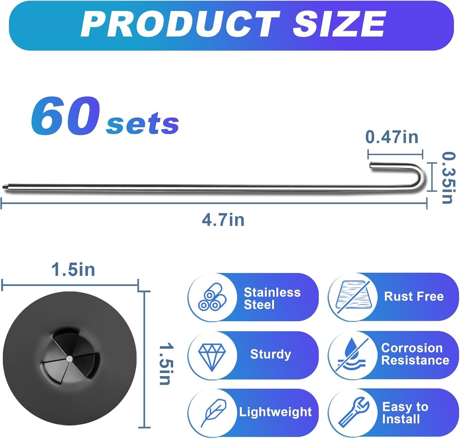 304 Stainless Steel Fastener Clips for Solar Panels – Easy Install & Secure Fit