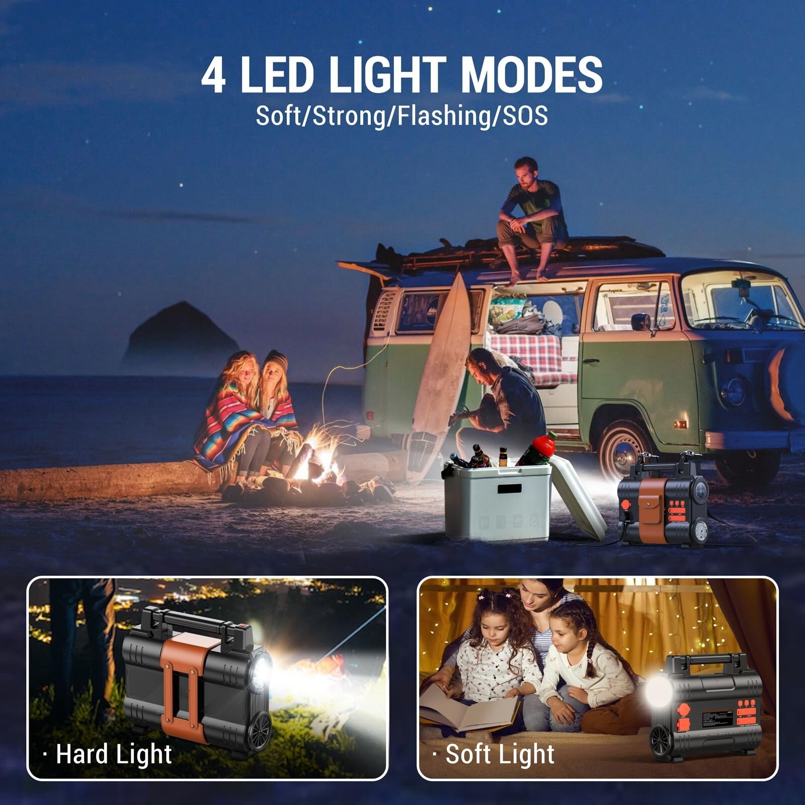 BROWEY Portable Power Station 300W(Peak 600W), 288Wh Solar Generator＆USB-C PD100