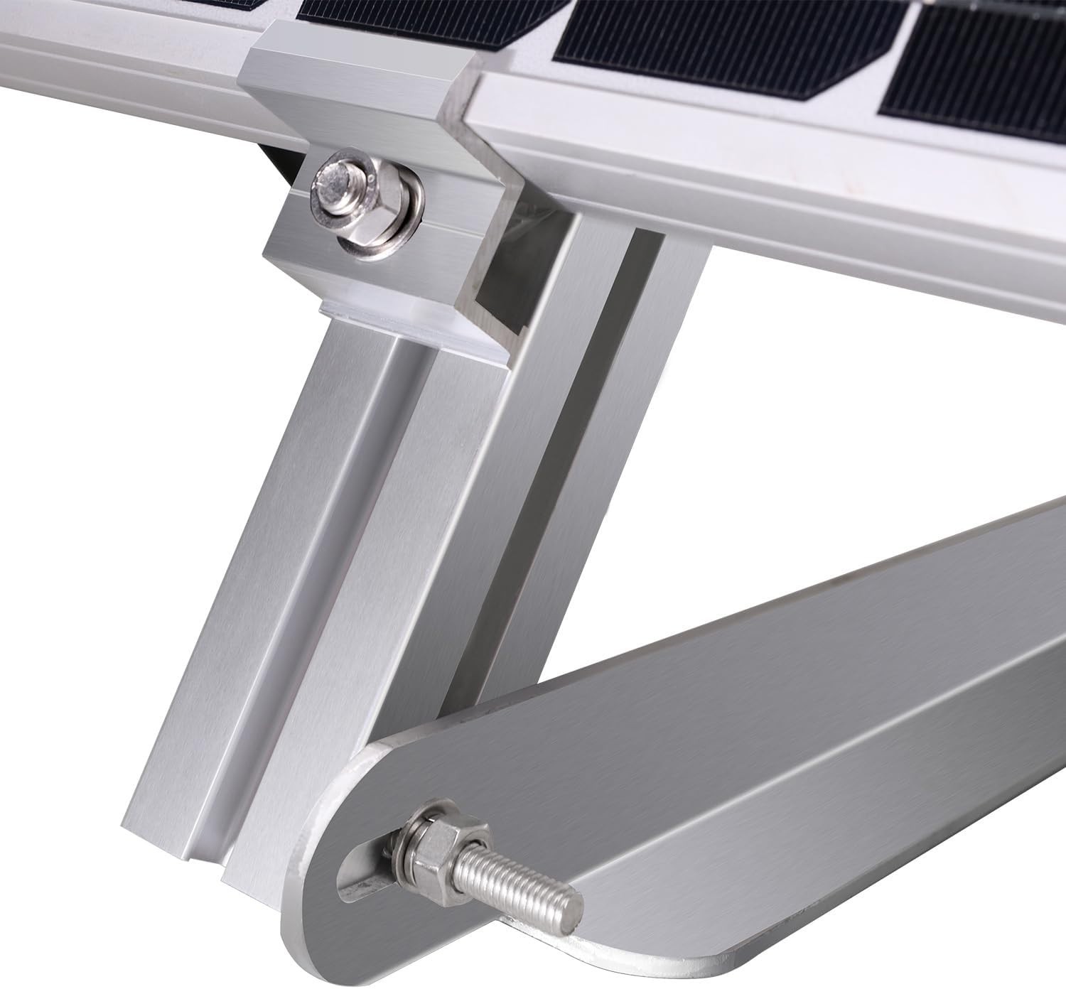 Durable Aluminum Solar Panel Pole Mount – Supports 50W/100W Off-Grid Systems