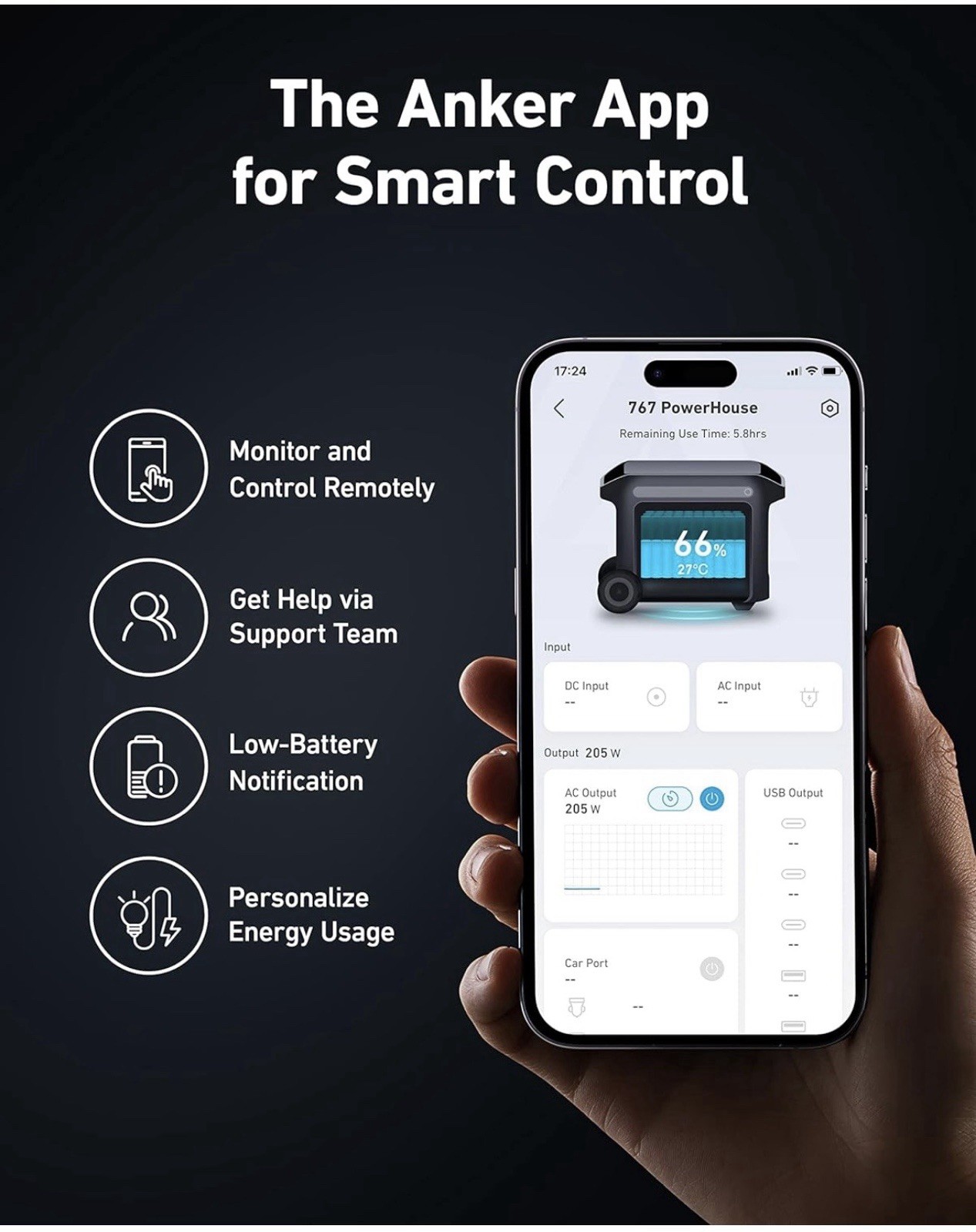 Anker PowerHouse 767 2400W Portable Power Station – AKA1780111F0