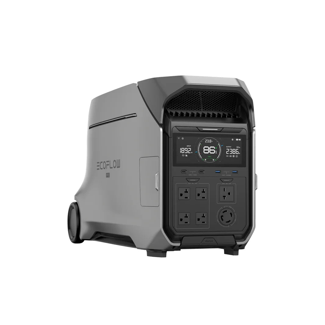 Ecoflow DELTA Pro 3 Battery Solar Power Station + 400 W Solar Panel Generator,