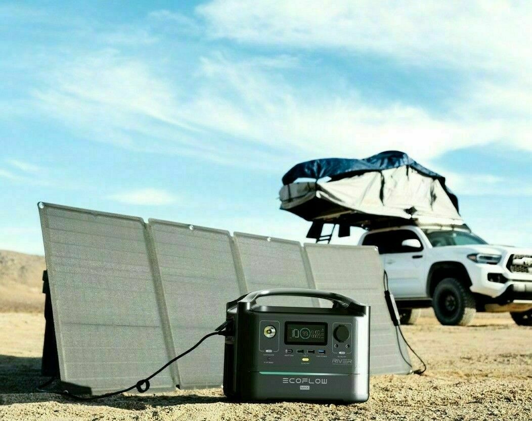EcoFlow 110W Portable Solar Panel Foldable with Carry Case Certified Refurbished