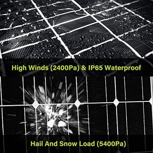 Newpowa 220W Monocrystalline Solar Panel 10BB Cell Solar Panel