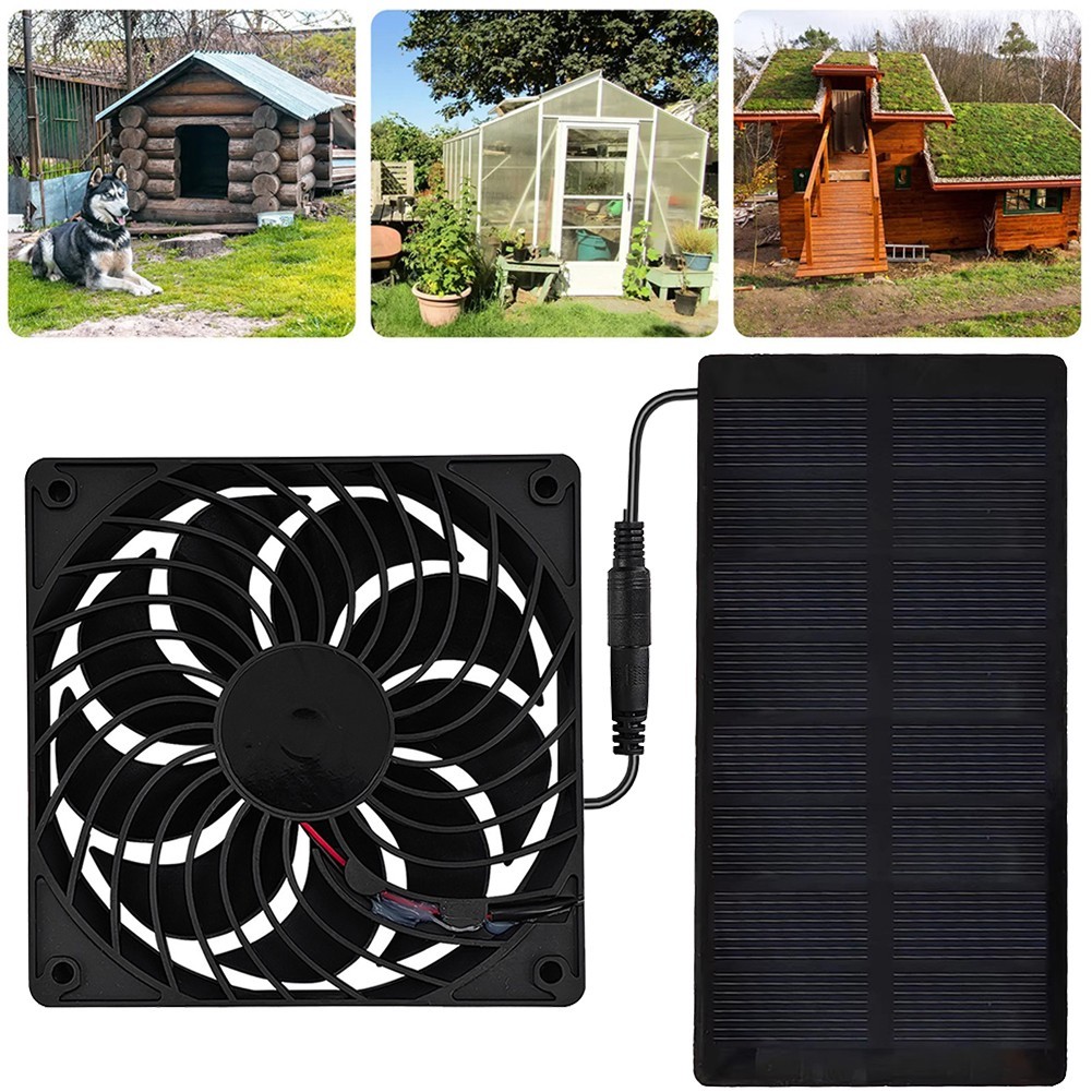 2W 4V Solar Exhaust Fan for Outdoor Use Efficient Green Energy Ventilation