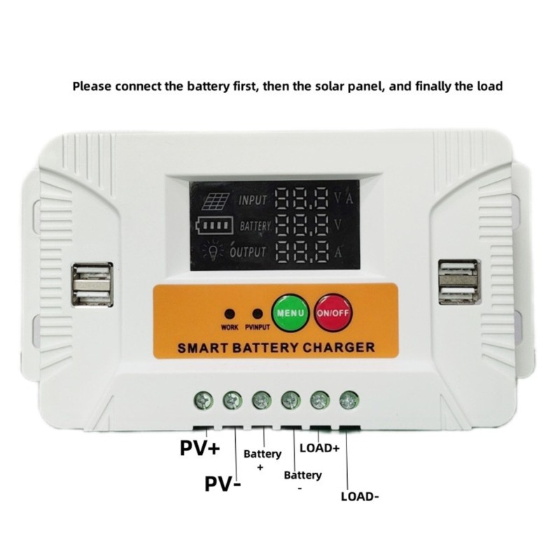 Solar System Controllers Color LCD Screen ABS Strong Designs Device for Marine
