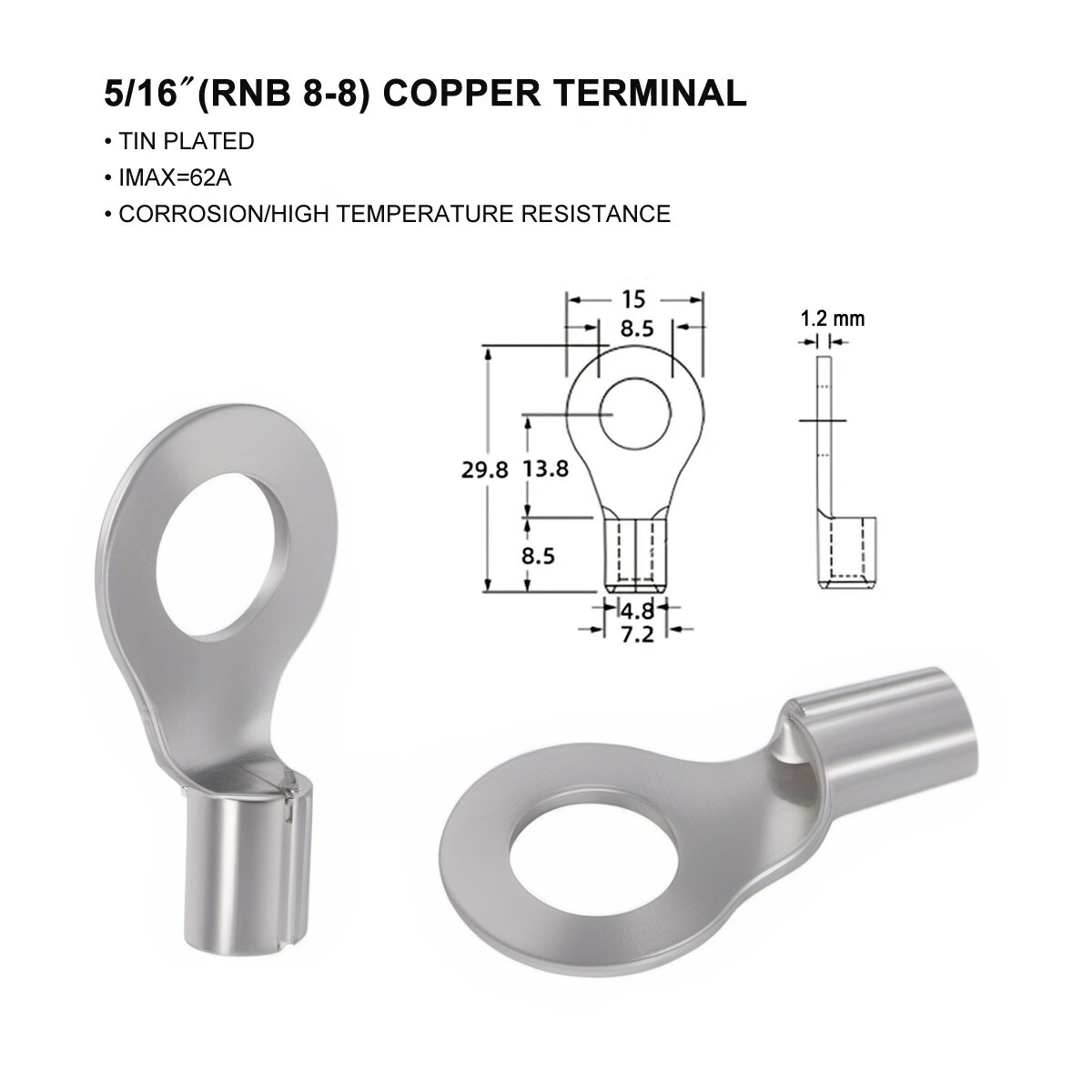 Xt60 To O Ring Terminal Cable xt60 Female To O Ring Connector Cable 10awg