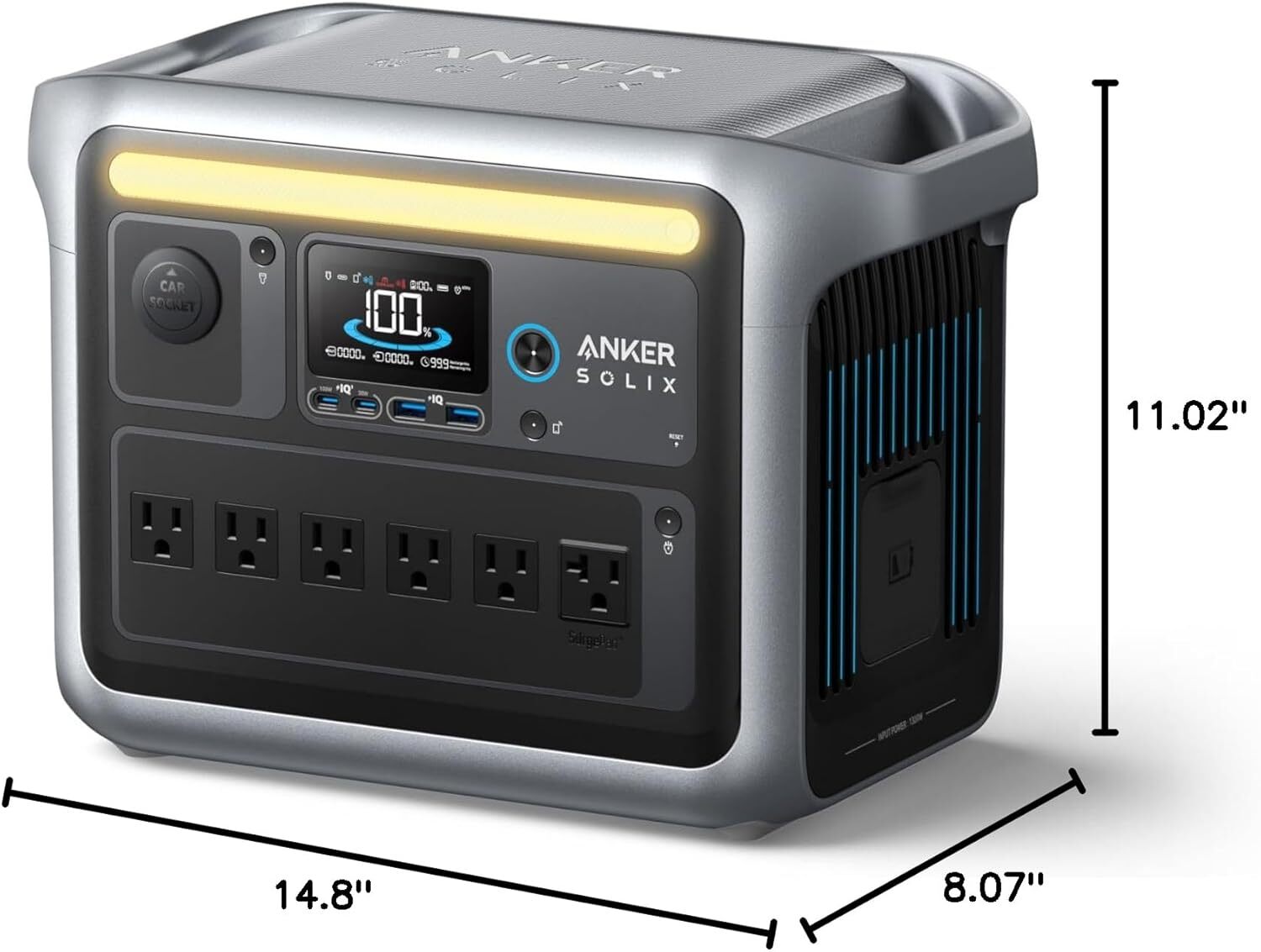 Anker 1056wh Portable Power Station Generator 1800W with 200W Solar Panel|Refurb