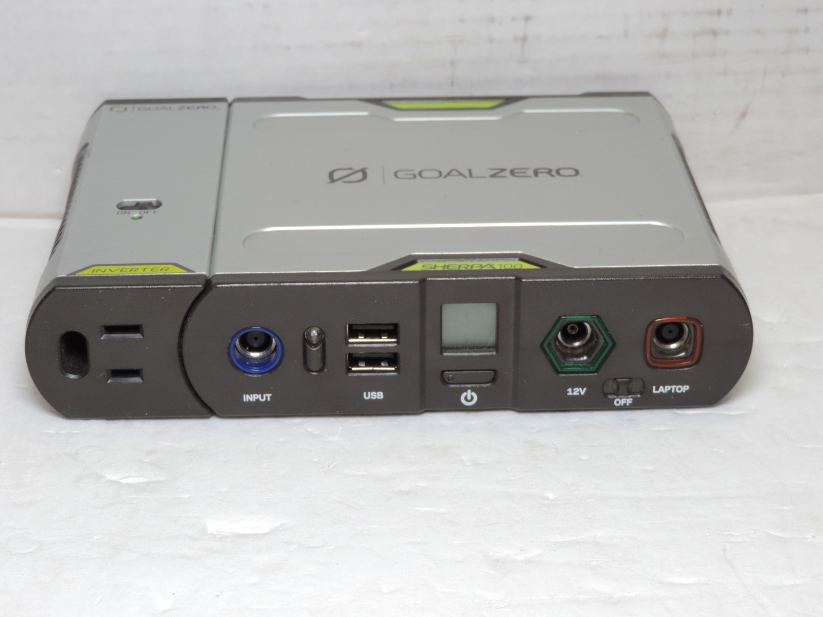 GOAL ZERO SHERPA 100 120V UP TO 26.400mAh Battery Power Bank – No power Cable