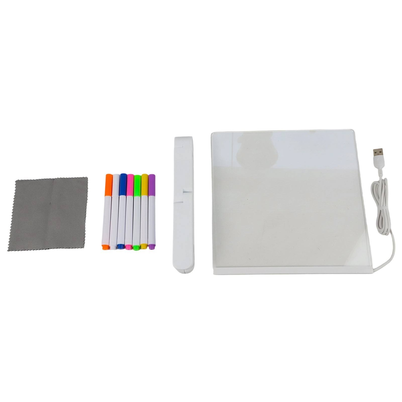 LED For Kids Drawing Board DIY Kit with Pens and Bracket for Creative Fun