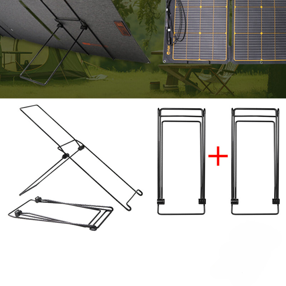 Adjustable Solar Panel Mounting Bracket Kit Portable Folding Solar Panel Stand