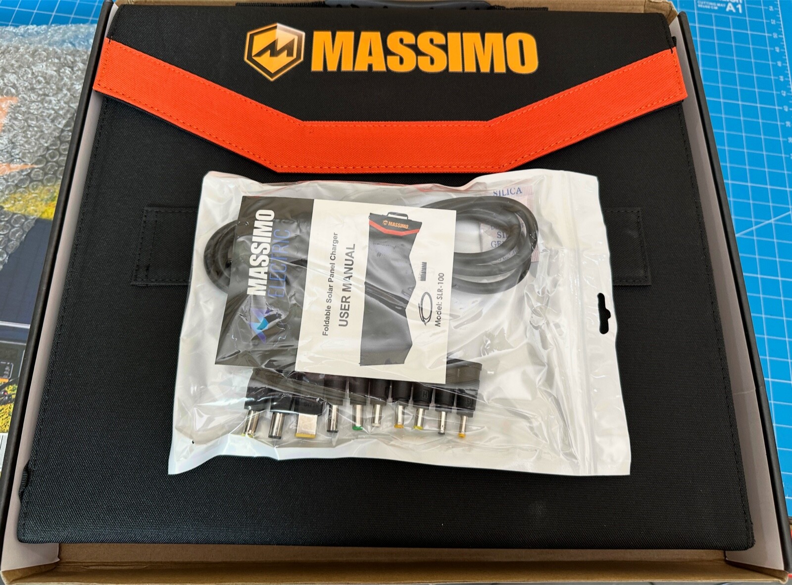 100 Watt Portable Foldable Solar Panel Blanket -Massimo – Charges Power Stations