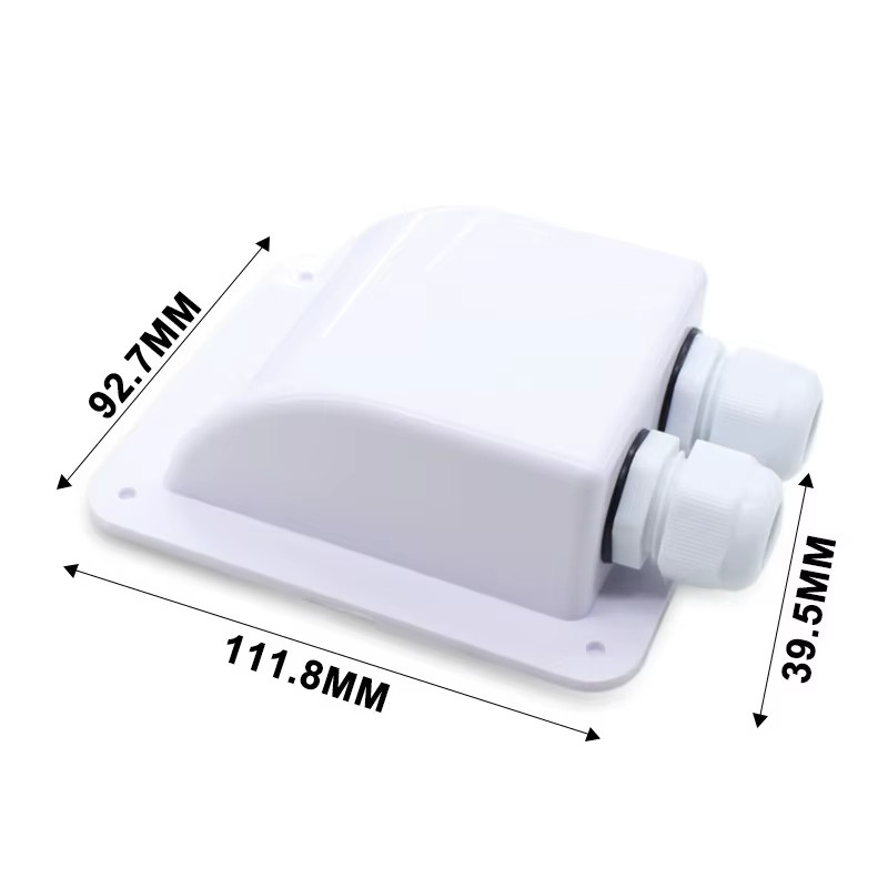 Waterproof ABS Solar Panel Double/Single Hole Wire Cable Entry Gland Sealing Jun