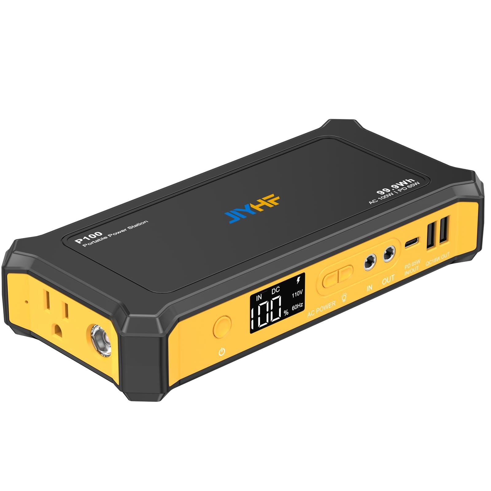 Portable Power Station 99.9Wh, Laptop Charger & Backup Power with 65W USB-C P…