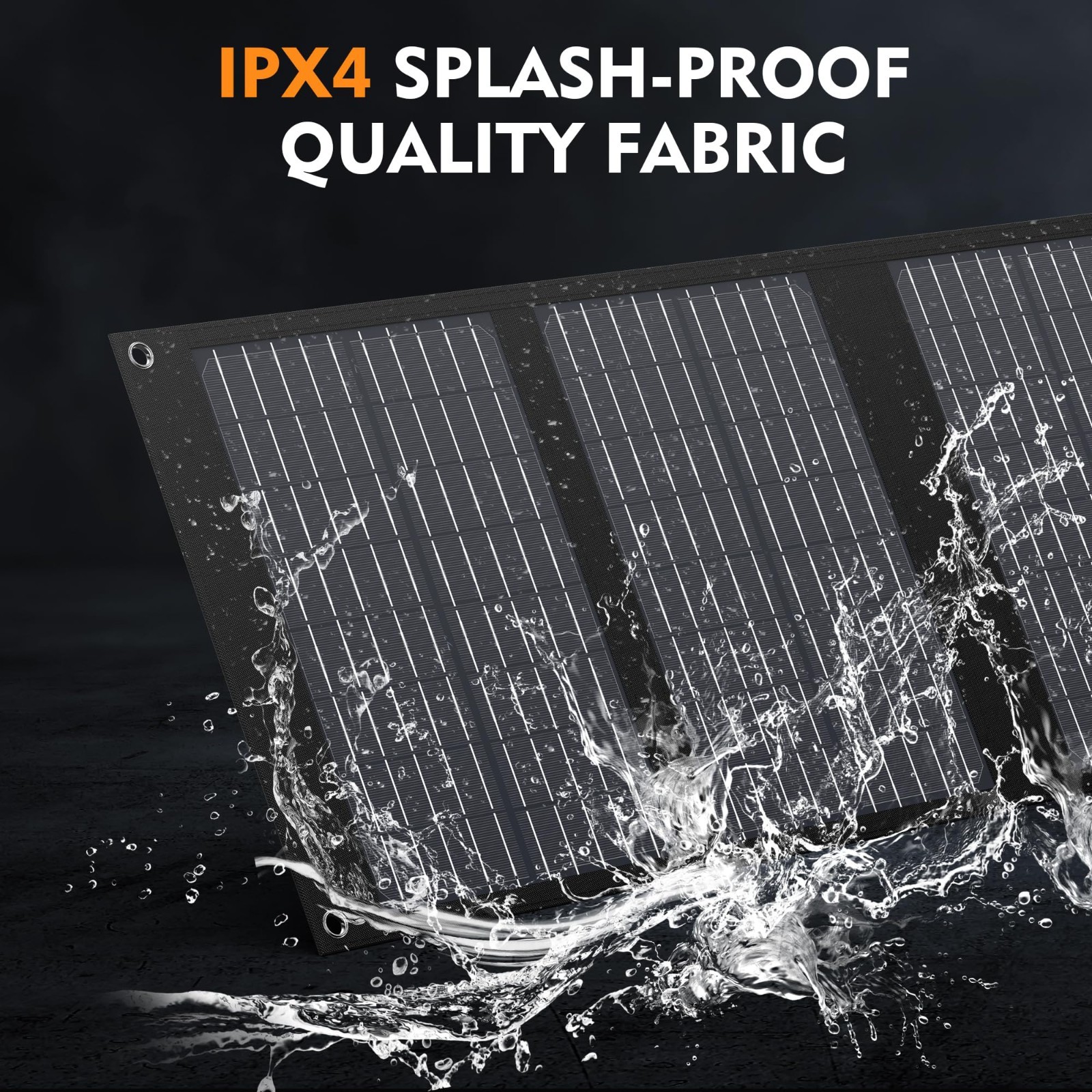 40W Foldable Solar Panel for Portable Power Station, QC3.0 USB, 12-15V DC, 10 Co