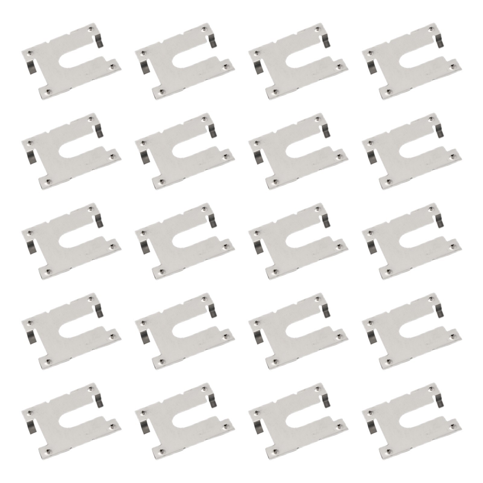 20pcs Earth Plate Grounding Clip Solar Panels PV Roof Fitting Stainless Steel