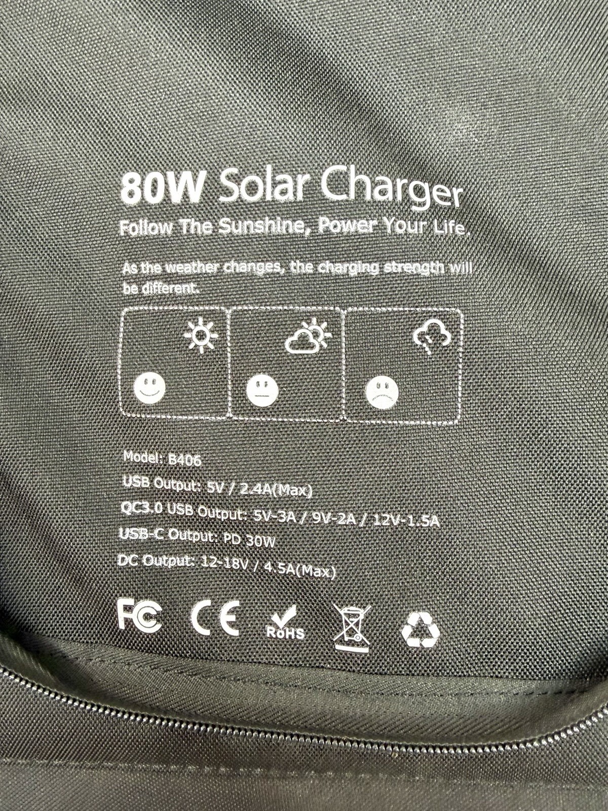 Big Blue Portable Solar Panel