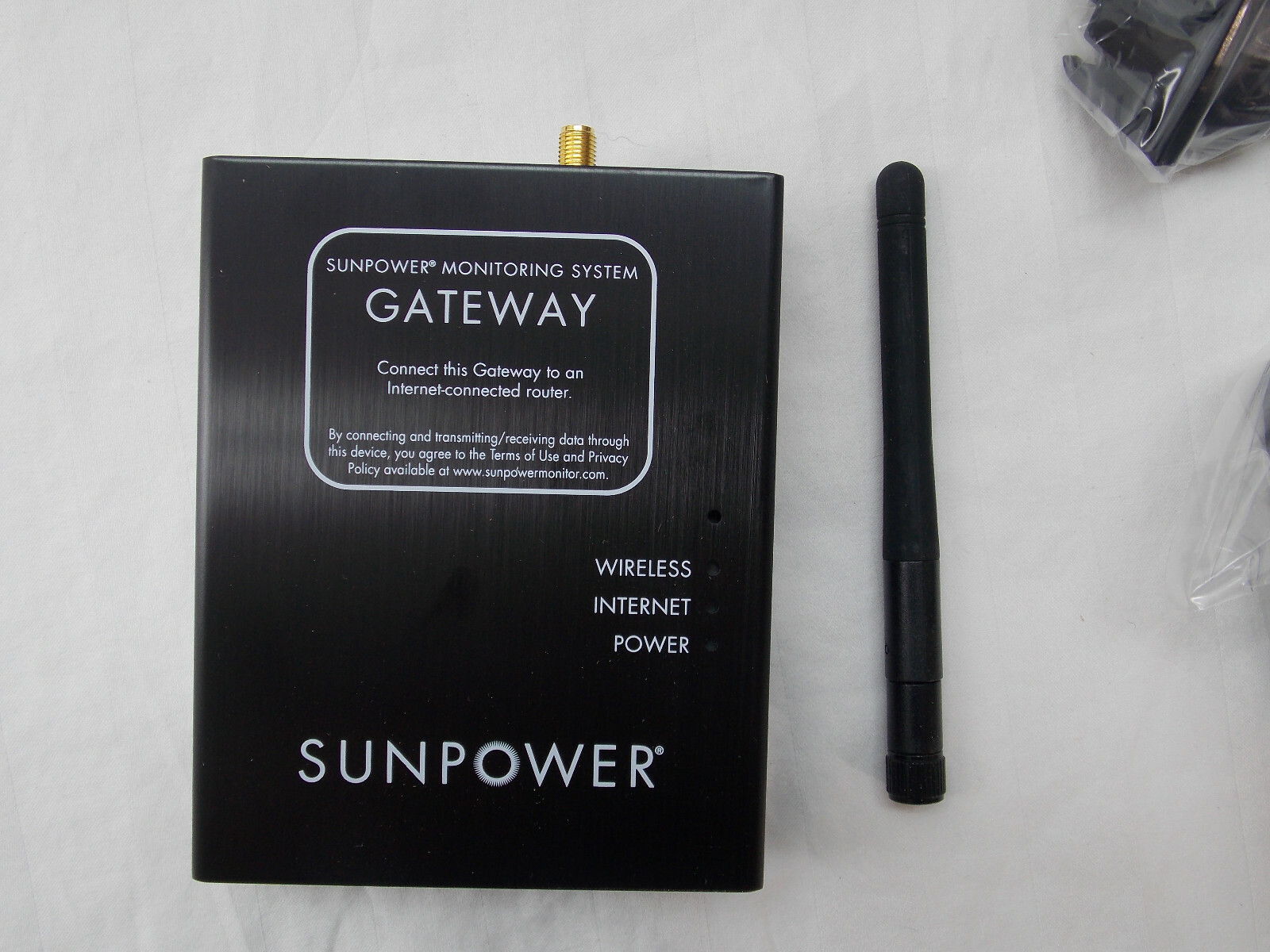 Sunpower Gateway 109876 (SPR-PMR-GTWY) Solar Energy Monitoring Unit