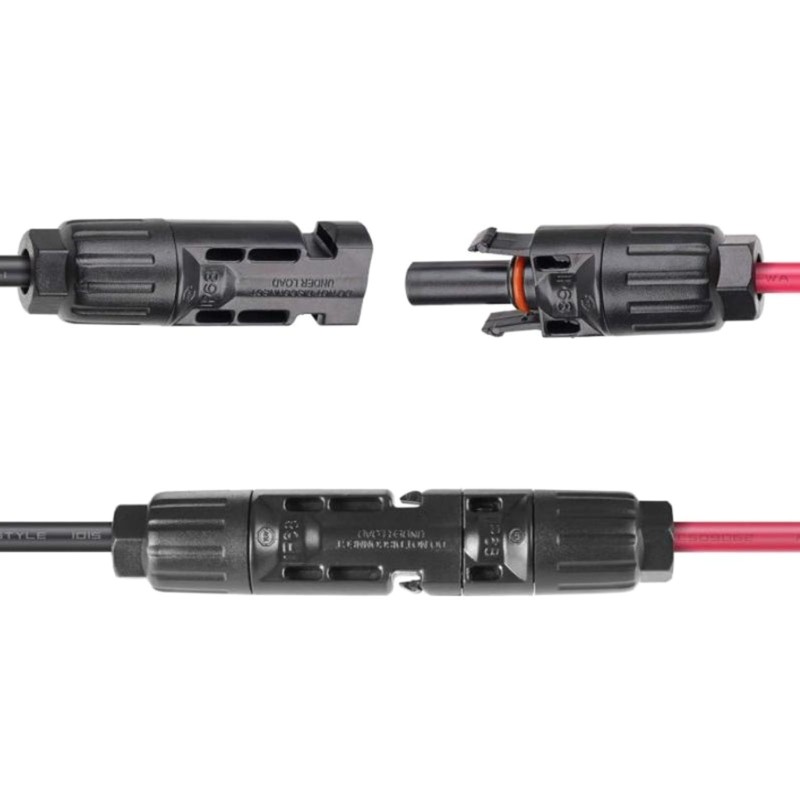 Multi-Contact 4 Connectors Extension Cord Wire For Photovoltaic Application