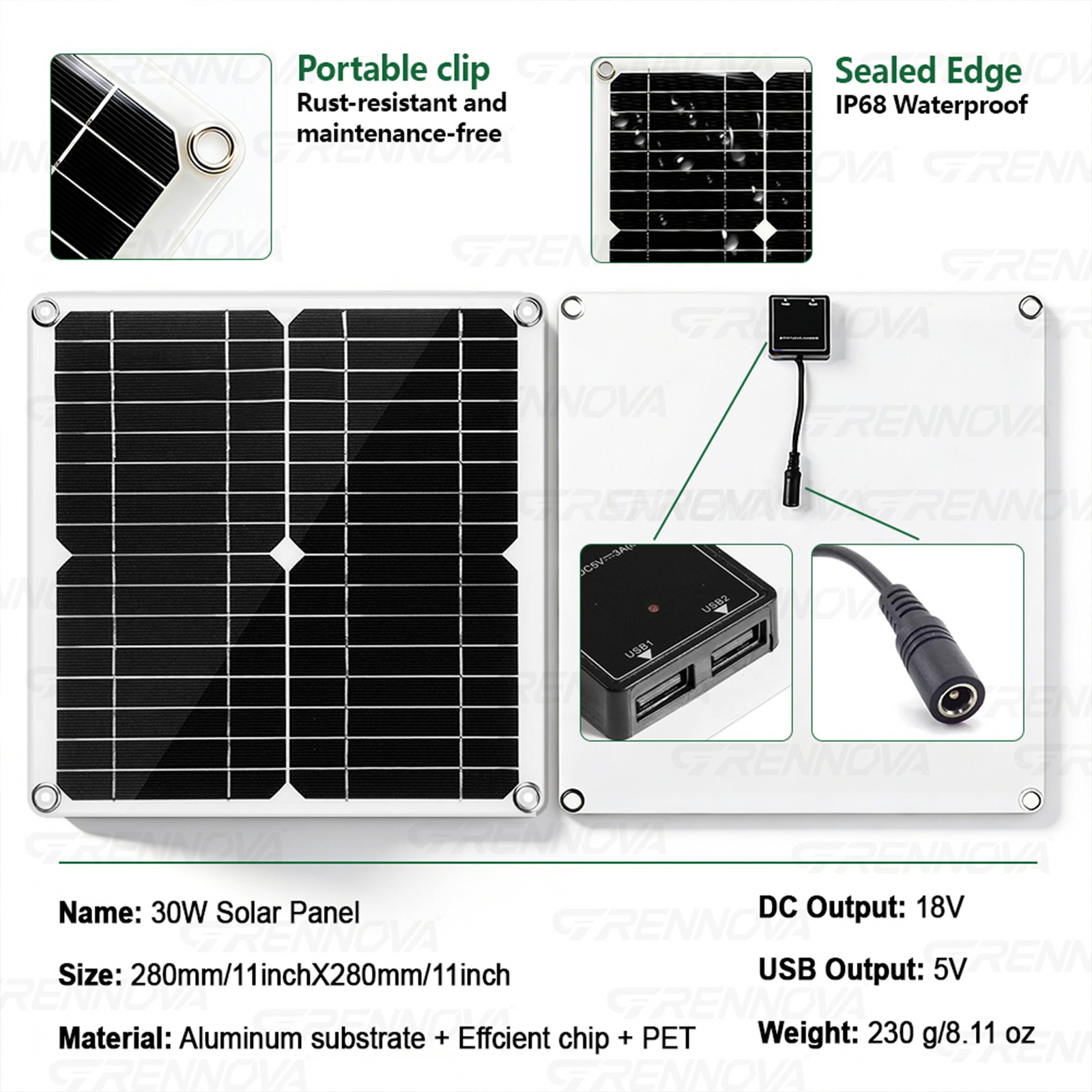 Grennova 2200W Solar Kit Real Capacity Off-Grid DIY Power System