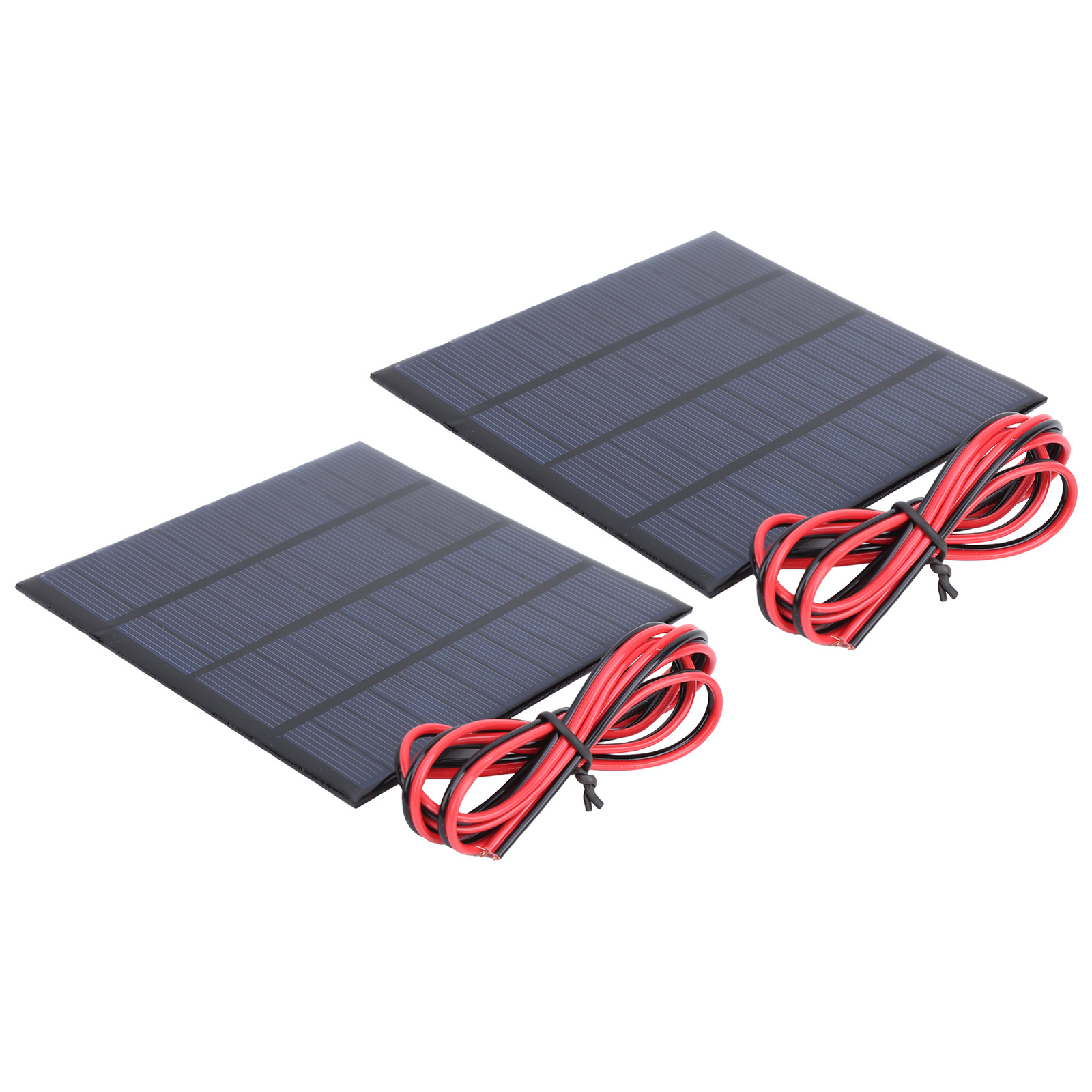 2Pcs Mini Solar Battery Module With 1Meter Cable Hand Operated Supplies DC 12V