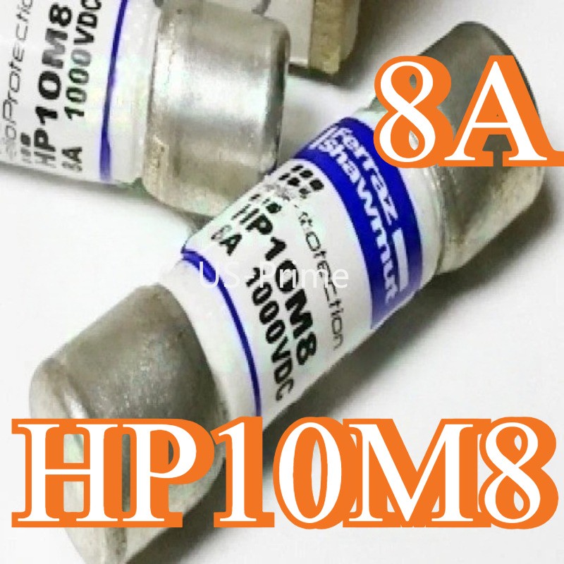 Ferraz Shawmut MERSEN HP10M8 8A 1000VDC Solar PV Protection Fuse 10X38mm