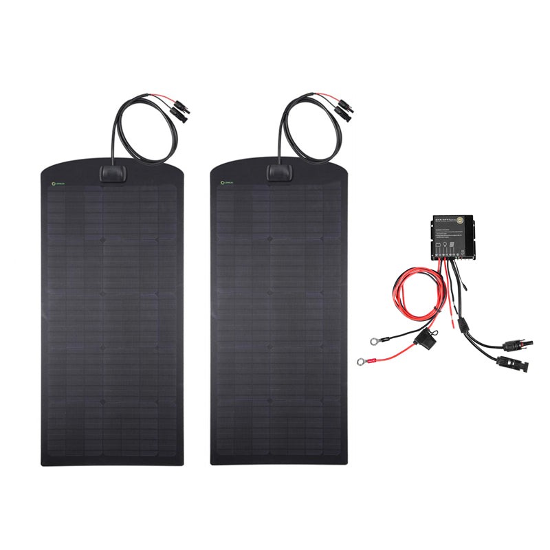 110W 12V Hood Flexible Solar Panel for Chevrolet Silverado 2500 3500 HD Easy
