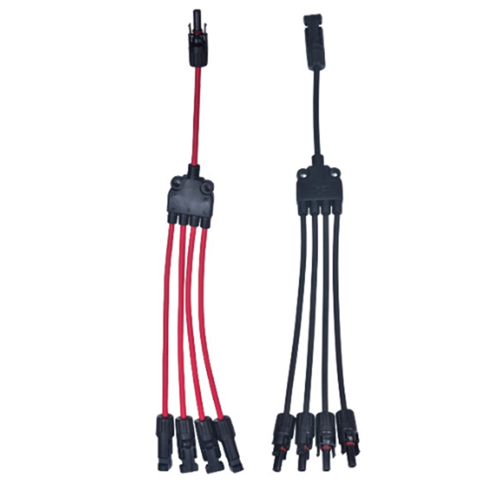 Solar Cable Parallel Adapter: Y-Type 5-Way 1000V/30A for Solar Panels W5L12544