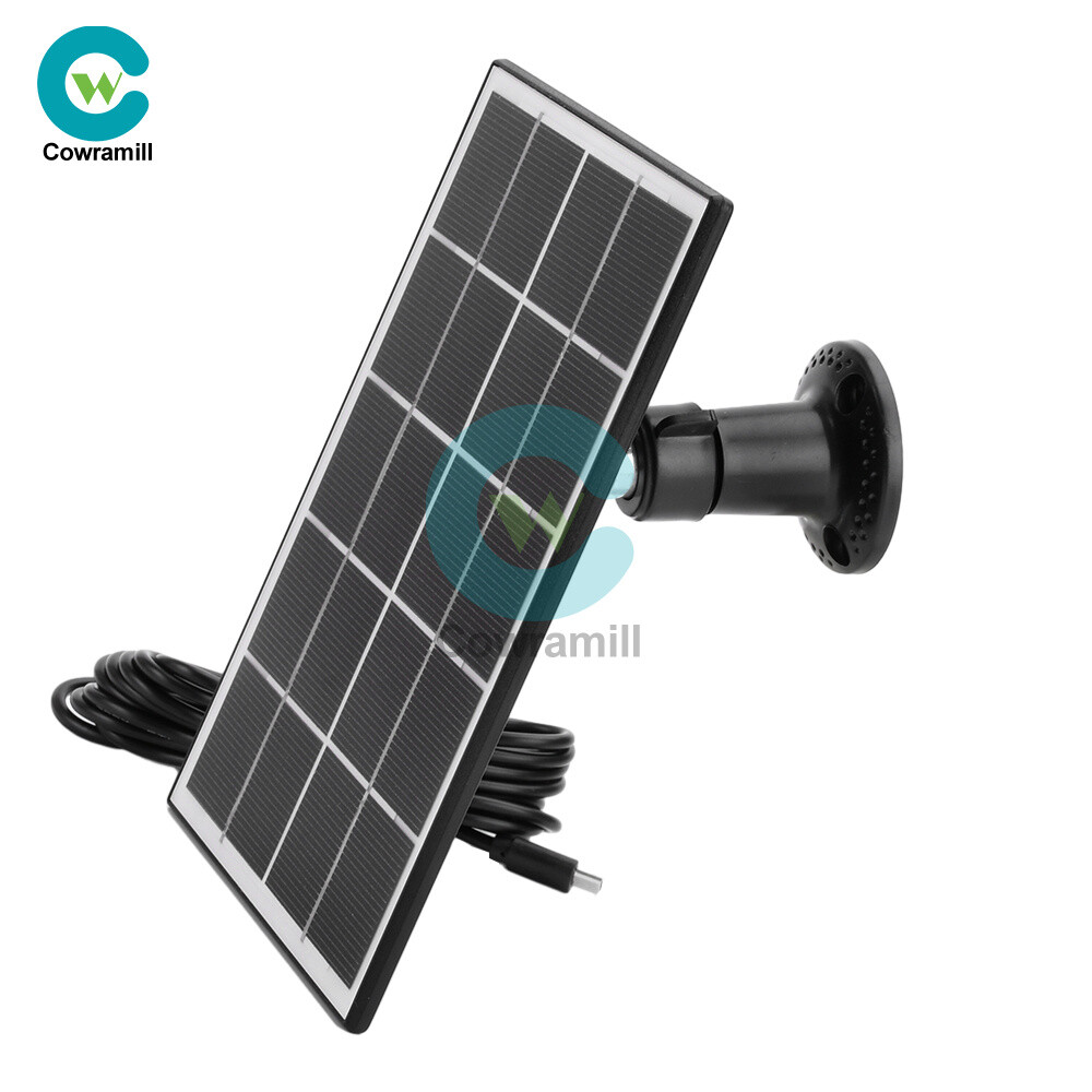 8W 5V Monocrystalline Solar Panel Type-C/DC5521 Interface Solar Charging Board