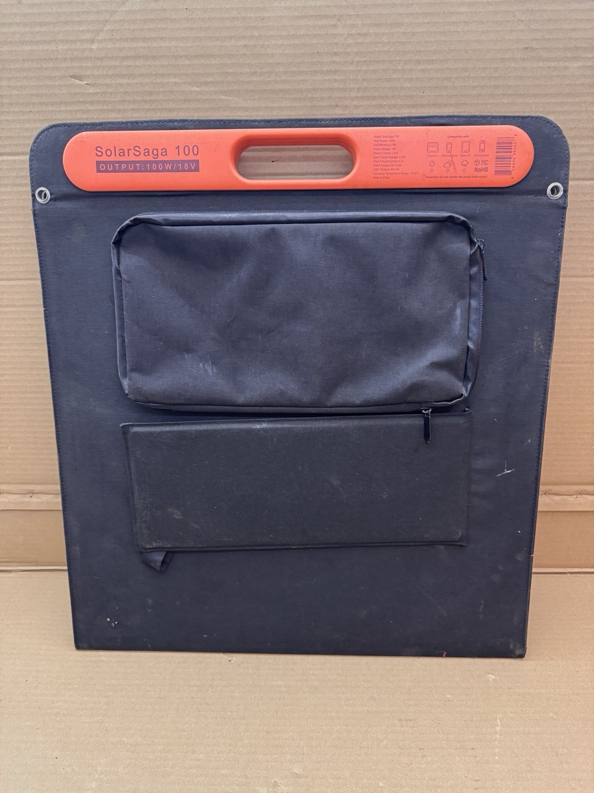 Jackery Solar Saga 100w Solarsaga 100 18v 5.55a Foldable Panel NOT WORKING