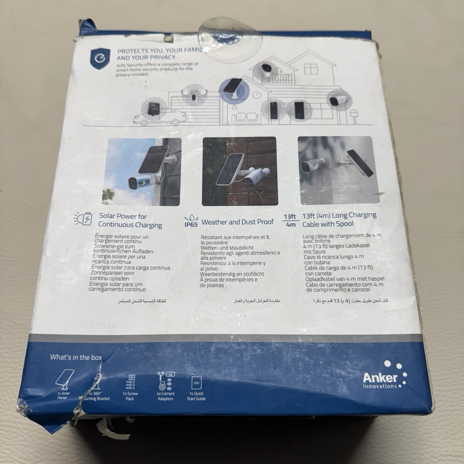 eufy Security Certified eufyCam Solar Panel, Compatible with eufyCam.